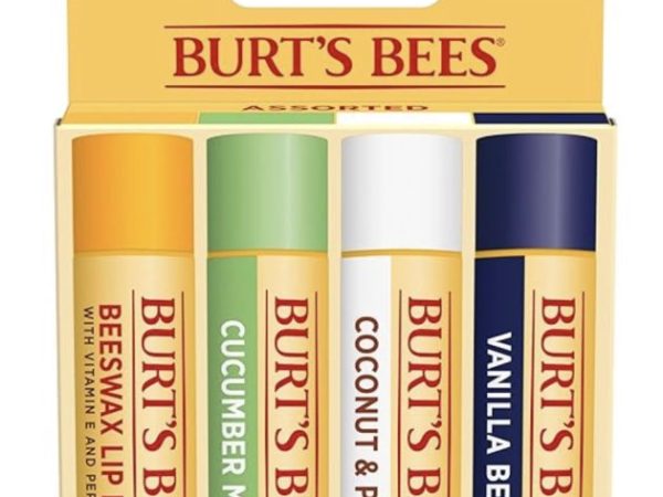 Burt’s Bees Lip Balm 4-Pack only $4.79 shipped!